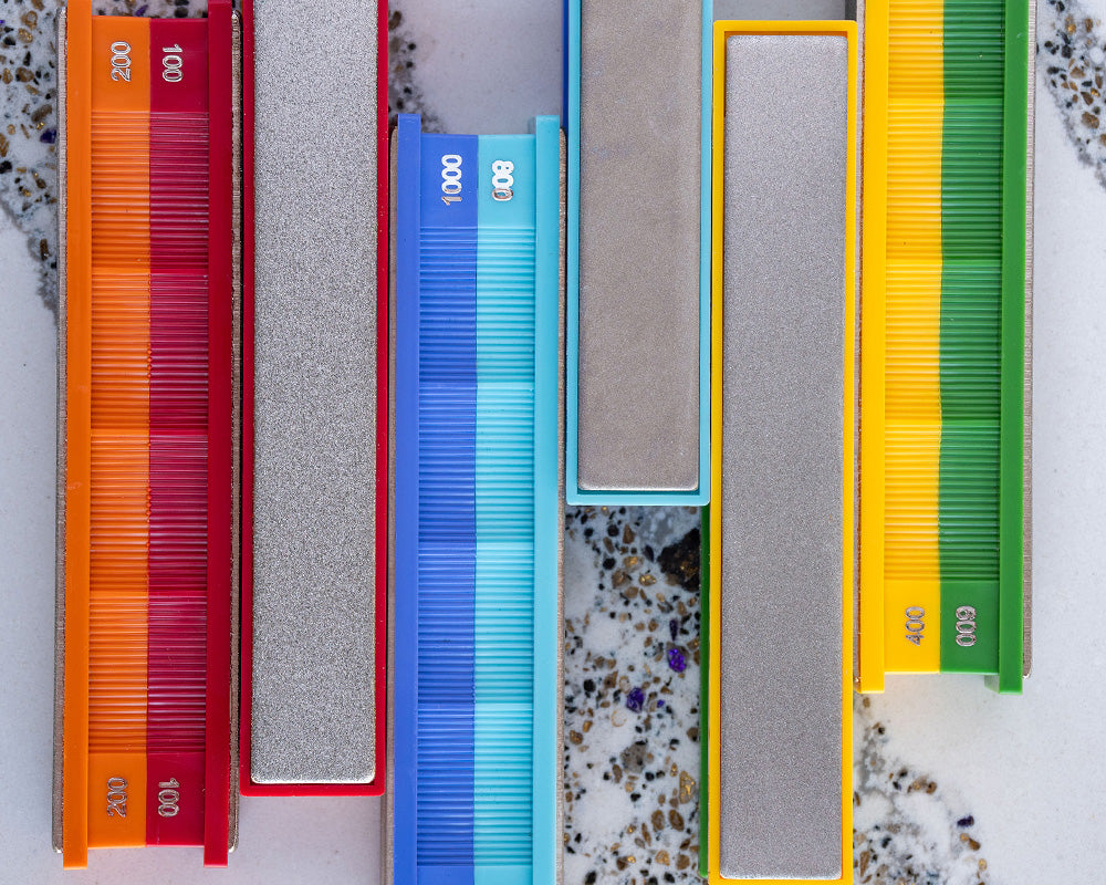 Breaking-In Diamond Sharpening Stones
