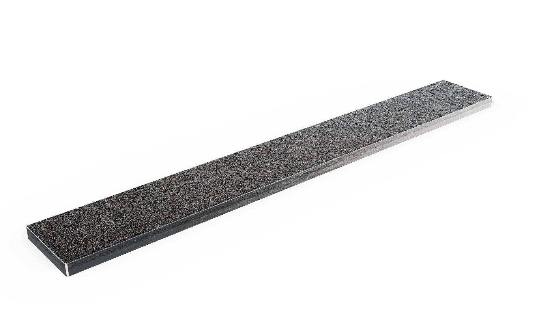 Dual sided 100 and 200 grit diamond stone. 100 grit side facing up.