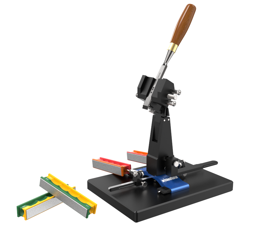 Chisel Attachment in studio setting at close-up from angled view.