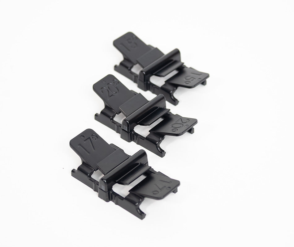 Set of 3 Wicked Edge Precision Knife Guide for Venture Series Sharpeners (15, 17 & 25°)