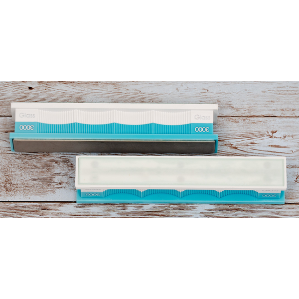 Wicked Edge 3000 Grit Diamond Stones and Blank Glass Platens Pack